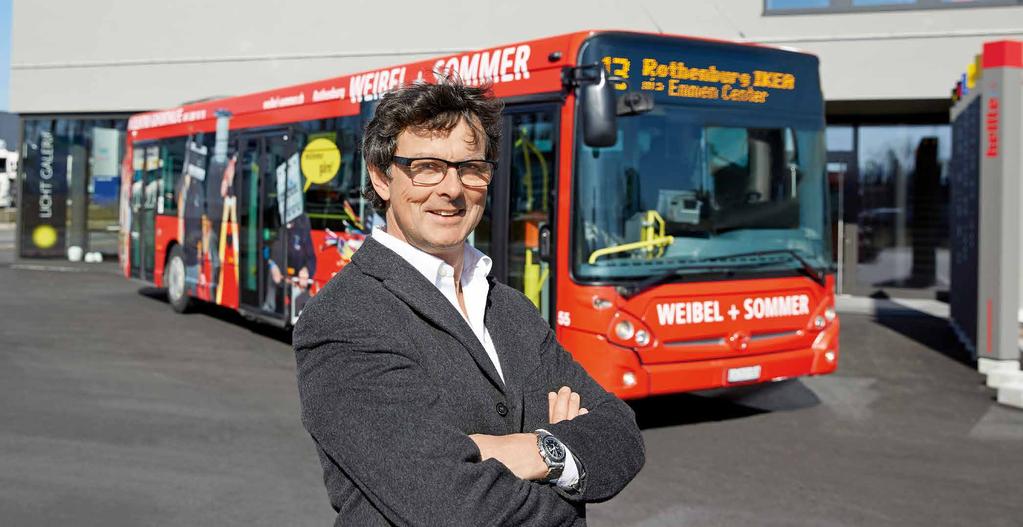 Paul Weibel, Geschäftsführer, Weibel + Sommer Elektro Telecom AG: «Die Zusammenarbeit mit der Auto AG Rothenburg ist absolut partnerschaftlich.