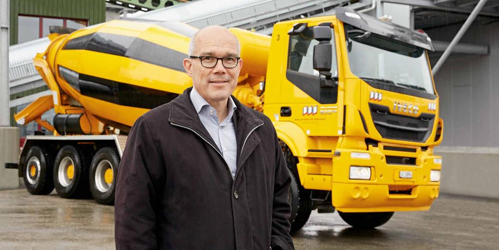 Urs Schaufelberger, Geschäftsführer, Belag und Beton AG: «Die Verfügbarkeit der Fahrzeugflotte hat für uns oberste Priorität.