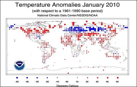 Trotz kalter Witterung im Winter Klimawandel bleibt Fakt Kalt in Eurasien Deutschland Januar 2010: - 3,1K zu 1961-90 Februar 2010: -0,9K