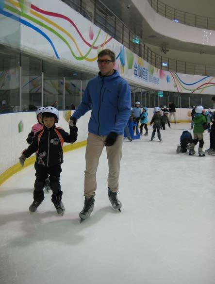 Taipei Arena! Here you can go skating the whole year round (in spite of climate protection friends).