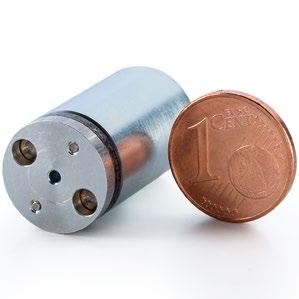 Die kleinste Permanentmagnetbremse der Welt...hat mit 14 mm einen kleineren Durchmesser als eine 1-Cent- Münze und passt somit in kleinste Elektromotoren.