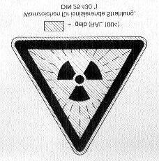 Die Kennzeichnung von Versandstücken, Fahrzeugen und Containern mit radioaktiven Stoffen ist gesondert geregelt (siehe Anlage 3). 2. Gefahrengruppen 2.