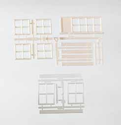 0 62805 Fenster und Fensterläden Windows and 24,50 * Shutters 6 x A 4 x B 4 x C 6 x D 2 x E 8 x F 19 x 49 mm 22 x 76 mm 48 x 82 mm 35 x 48