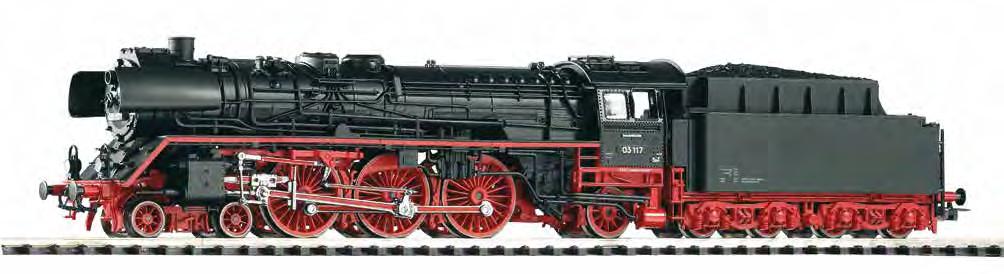 DAMPFLOK BR 03 REKO Nach den guten Erfahrungen mit der Rekonstruktion der Dampflokomotiven der Baureihen 01 und 41 ließ die