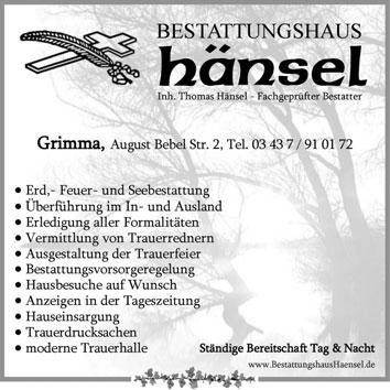 Seite 34 Amtsblatt der Großen reisstadt Grimma Ausgabe 07/2011 Wir freuen uns auf Sie. Anzeigen LUST AUF NEUES ANZEIGEN-?