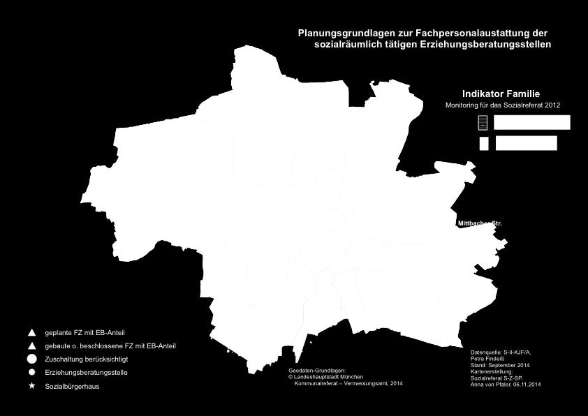 Sozialplanung Erziehungsberatungsstellen Noch kleinräumiger angelegt: Quartierbezogene Strategie Gesamtstädtische