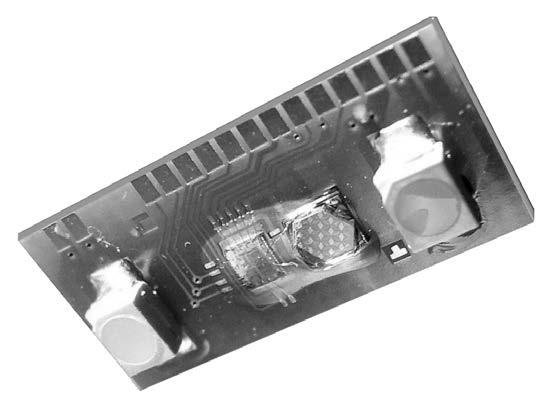32 2 Fotosensoren Vom gleichen Hersteller ist auch ein digitaler CMOS-Farbsensor lieferbar, der direkt an einen Mikrokontroller angeschlossen werden kann.