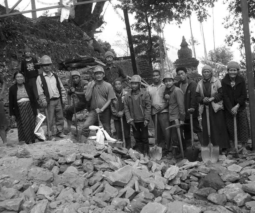 «Die Menschen in der Region um Thimbu wurden durch die Erdbeben um Jahrzehnte zurückgeworfen.