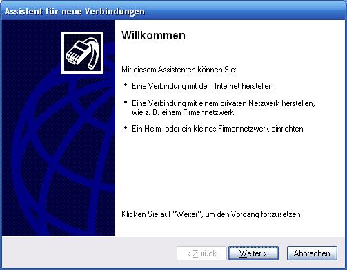2 Konfiguration des PPTP-VPN-Roadwarriors unter Windows 2.