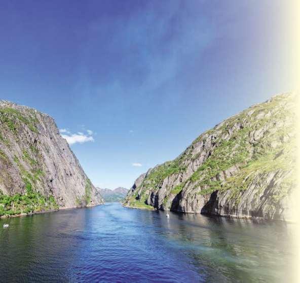 Die Kabinen sind ab 18:00 Uhr bezugsfertig. Pünktlich um 20:00 Uhr geht die Fahrt durch den Hjeltefjord, von dem schon die Wikinger zu den Shetland-Inseln starteten, los. 2. Tag: Ålesund und Geirangerfjord Häfen: Florø, Måløy, Torvik, Ålesund 3.