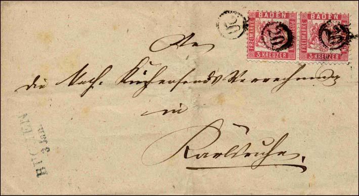 Postablagestempel ab 1.1.1864 Bis zum Jahre 1864 verfügten die Postablagen ebenfalls, wie die Briefkästen, über Uhrradstempel: Postablage Eröffnet Bis Uhrradstempel Bödigheim (Siehe Seckach) 01.05.