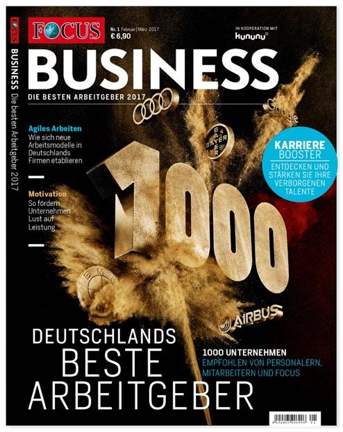 FOCUS-BUSINESS: BESTE ARBEITGEBER 2018 ERSCHEINT AM 30. JANUAR 2018 AS: 11.12.2017 Anfang 2018 erscheint wieder das Ranking der besten Arbeitgeber in Deutschland.
