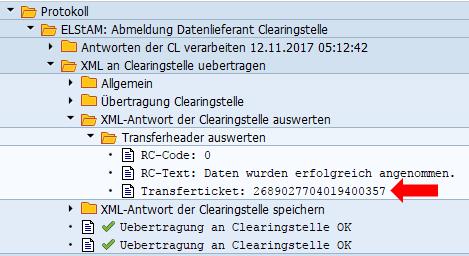 uebertragen"->"xml-antwort der Clearingstelle auswerten"->"transferheader auswerten".