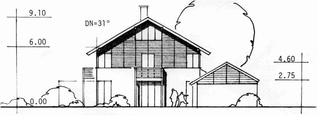 Planung von Wohnhäusern Konzepte Einfamilien- Doppel- und Reihenhäuser 3 Doppelhaus mit Doppelgarage in
