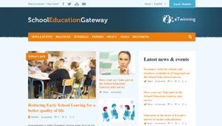 20 School Education Gateway Das Portal für die Bildungszusammenarbeit in Europa Lehrkräfte, Schulen und weitere Akteure der Schulbildung können das School Education Gateway im Internet nutzen, das