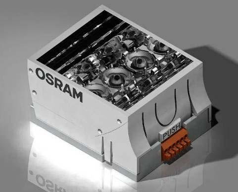 Trends So könnte die (eine) Lösung der Hersteller aussehen: Vorstellung der Firma Osram anlässlich einer Euroforum-Tagung > Lichtlenkung mittels Reflexion und Vorsatzlinsen > kann einfach