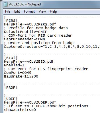 Der für die USB-Schnittstelle erzeugte COM-Port kann in der Gerätedefinition ausgelesen werden und ist im ACL32-Verzeichnis
