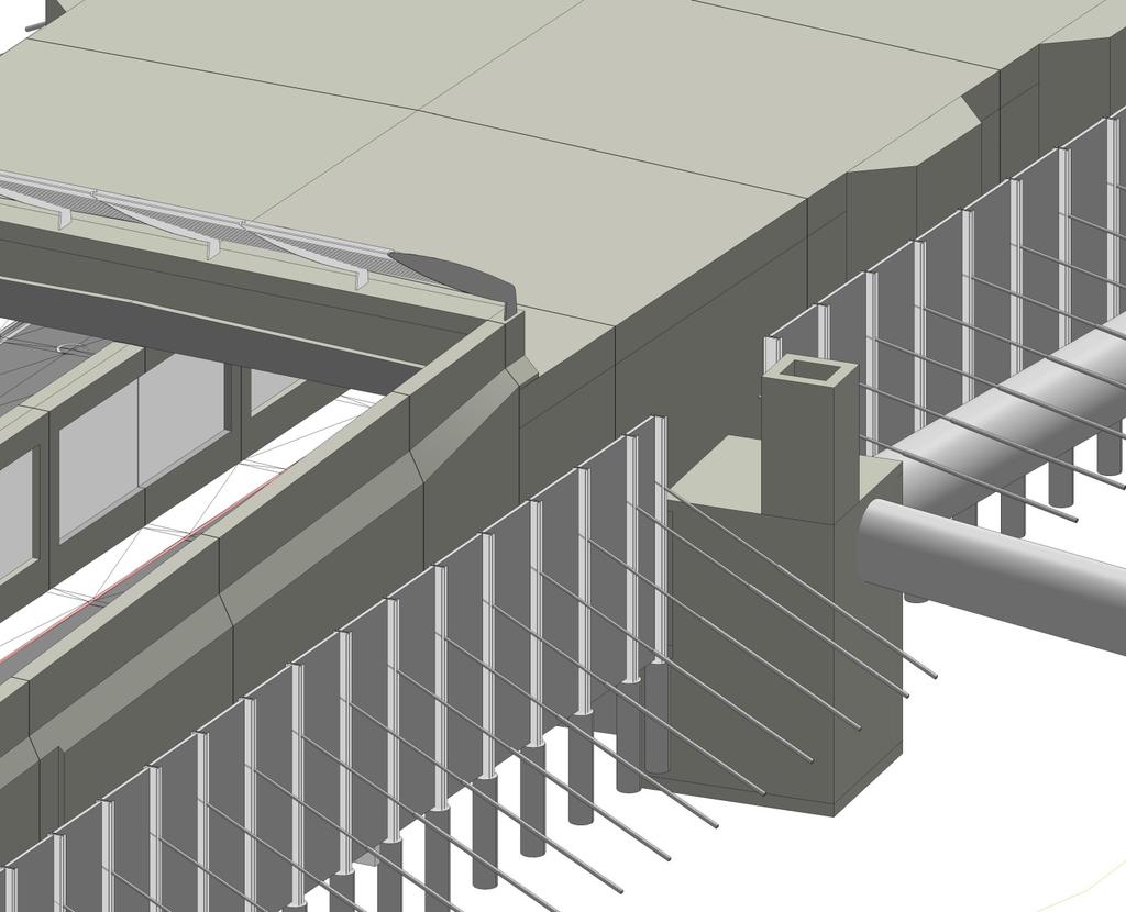 3D-MODELLIERUNG (POLYGONALE BAUWERKE) Weitere Bauteile / Objekte Verbau Trägerbohlwände Bohrpfähle Schlitzwände Anker (Verpresskörper/Ankerkopf/.