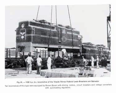 500-PS/3-kV-Gleichstromlokomotive, die nach Brasilien geliefert wurde.