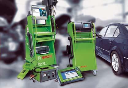 bietet Bosch den Werkstätten die geeignete Prüftechnik für alle Betriebsgrößen und Servicekonzepte.