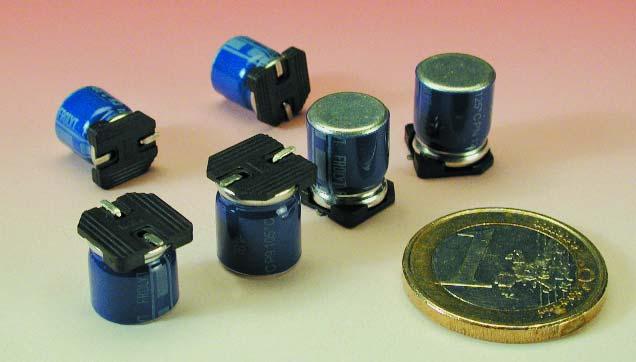 Bild 2. Chip-Elkos Dioden Dioden werden fast ausschließlich im so genannten Mini-Melf-Gehäuse (Bild 4) hergestellt.
