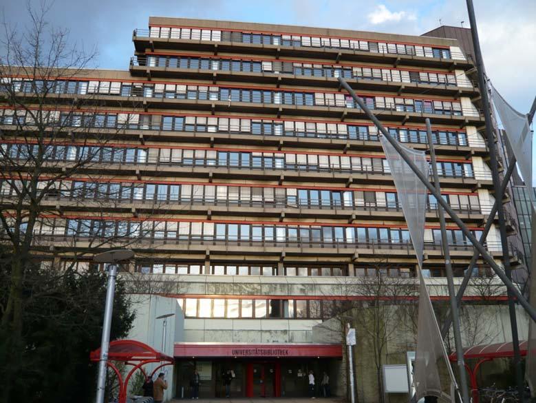 Gebäude R11T rot Universitätsstr.2, 45141 Essen Baujahr 1976 Gesamtfläche 25.144 m² Hauptnutzfläche (NF1-6) 16.