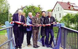 Nichtamtlicher Teil 20 I 2015 Körnerbrücke freigegeben Am 30. September 2015 hat Glauchaus Oberbürgermeister Dr.
