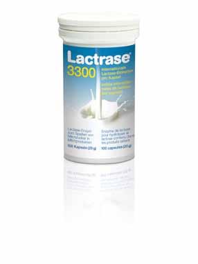 Lactase-Enzym zum Spalten von Milchzucker in Milchprodukten In der Schweiz haben ca. 15 % der Erwachsenen einen Lactasemangel.