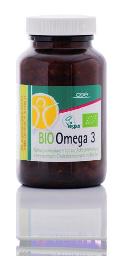 Omega-3-Fettsäuren haben als Nahrungsbestandteile eine unterstützende Wirkung zur Regulierung des Cholesterinspiegels. Für den Menschen sind Omega-3-Fettsäuren lebensnotwendig (essentiell).