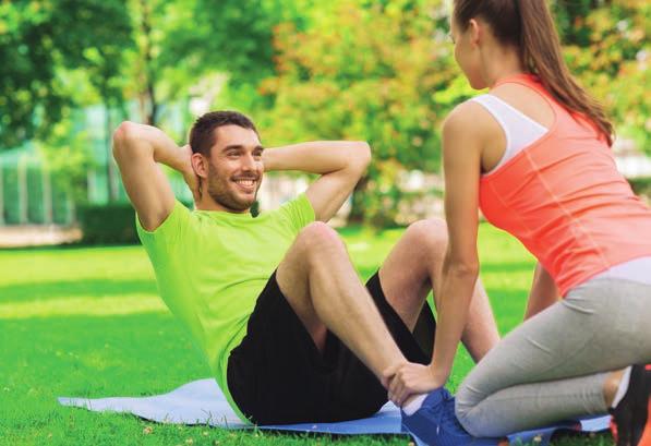 So geht s! Wissenwertes zur Ausführung Allgemein Muskelkräftigung Erwärmen Sie Ihren Körper vor dem Training aktiv z. B. durch lockeres Laufen, Walken, Fahrradfahren (Ergometer).