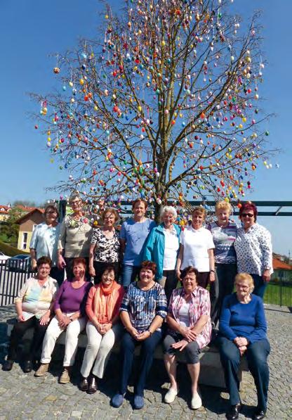 Kurz Berichtet Ein Osterbaum für Lichtenberg Fleißige SelbA-Teilnehmende halfen mit Auf Einladung der Lichtenberger Bürgermeisterin Daniela