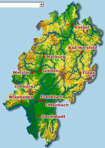 Fallbeispiel Gersprenz Länge ca. 60 km Einzugsgebiet in Hessen ca.