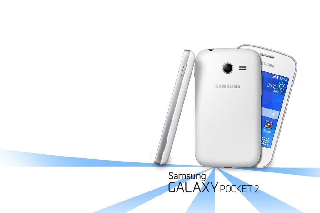 Für Smartphone-Starter. Starten Sie Ihre Entdeckungsreise in die Welt smarter Mobilität mit dem Samsung GALAXY Pocket 2. Denn dieses Smartphone auf Basis der aktuellen Android -Version 4.