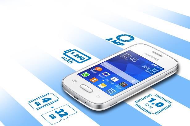 Gleichzeitig kann das Samsung GALAXY Pocket 2 bequem mit einer Hand gehalten und bedient werden. Mit seinen kompakten Abmessungen ist es weiterhin leicht in Hosen- und Jackentaschen verstaubar.