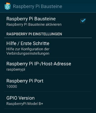 Geben sie nun die IP-/Host-Adresse ihres Raspberry Pi s ein.