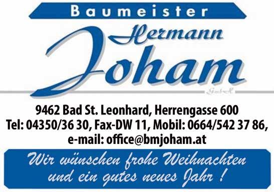 !! n Fasten mehr als Verzicht Bad Auch im Jahr 2018 wird in Bad St. Leonhard wieder eine Fastenwoche nach Dr. Buchinger stattfinden.