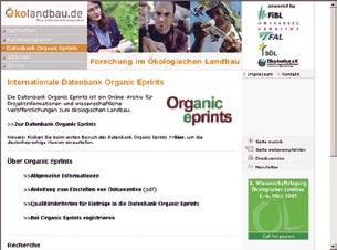 Alle FiBL-Veröffentlichungen seit 2003 werden in der Datenbank Organic Eprints dokumentiert.