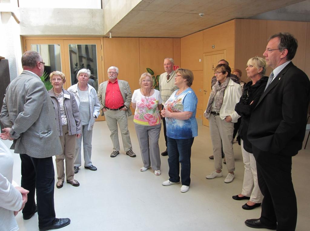 Der Seniorenbeirat beim Besuch des Seniorenbeirates in Hildburghausen am 11.02. Der Seniorenbeirat vertritt die Interessen der älteren Bürgerinnen und Bürger in der Öffentlichkeit.