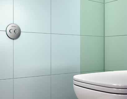 WC-Wandeinbau-Spülarmatur EDITION E. Auf Flexibilität schalten. Kein Sanitärraum gleicht dem anderen. Je nach Anforderungen und baulichen Gegebenheiten sind flexible Lösungen gefragt.