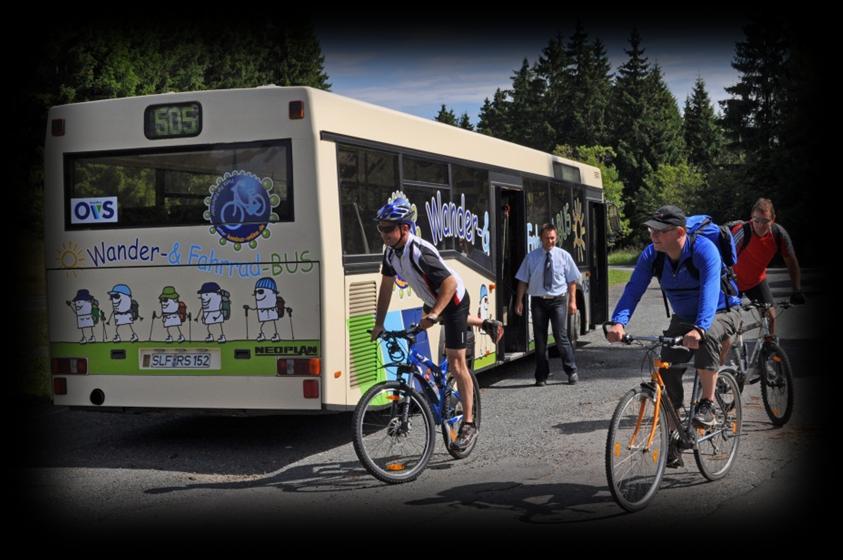 Fazit Das Fahrradbusangebot wird vermehrt angenommen und hat sich im Regionalbereich verdoppelt Der Fahrradrufbus am Saale-Radwanderweg hat sich bewährt, jeder fünfte Radfahrer