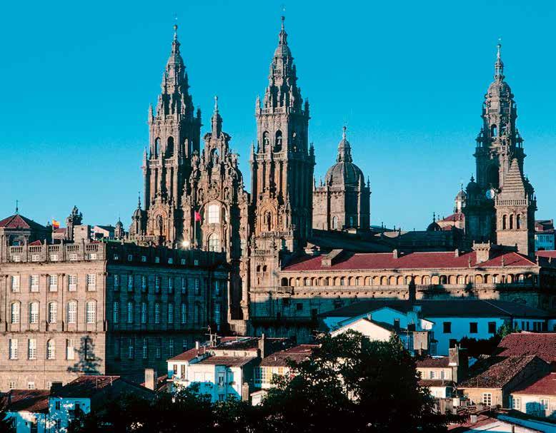 Kathedrale des Apostels Jakobus haben. In Santiago de Compostela beziehen Sie die Zimmer für drei Nächte. Nach dem Abendessen unternehmen Sie einen Bummel durch die Altstadt. 9.