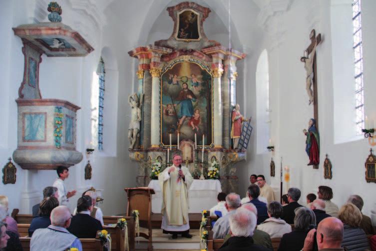 Kirchweihfest St. Koloman Wenn alles klappt, wird es im Frühjahr 2018 wieder möglich sein, in der Kirche Gottesdienste zu feiern, wenn auch bis dahin bei Weitem noch nicht alles fertig sein wird.