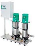 31 Produktbereich Baureihe Anwendung Druckerhöhungsanlagen mit bis zu vier parallel geschalteten Pumpen Economy.