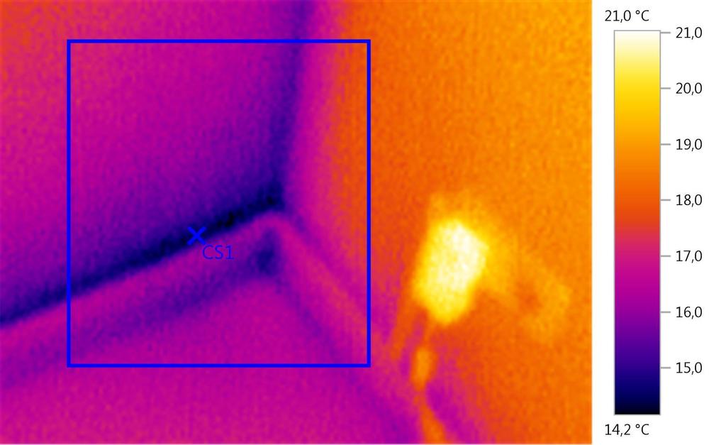 Thermografie 20 C innen / 10 C