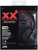 HA-MR55X XTREME XPLOSIVES-Kopfhörer Großer Bass-Port für extrem druckvolle Tieftonwiedergabe Gummi-Protektoren 1-Tasten- Fernbedienung mit Smart-Switch Ohrumschließender Bügel-Kopfhörer, der