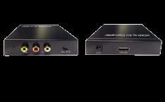5VDC Wandelt das HDMI Signal in ein standardisiertes analoges Videosignal um (FBAS) zusätzlich steht ein analoger Audioausgang zur Verfügung.