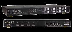 AC 01040101 1er Set Toslink > Coax; 230V AC 01040102 1er Set 00315002 bulk 009120502 Kreuzschiene mit vier HDMI Eingängen und vier HD BaseT Ausgängen.
