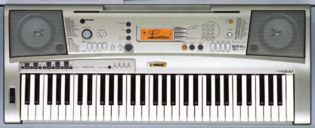 Insgesamt 375 hochwertige Instrumentenklänge und 100 Begleit-Styles Kompatibel mit General MIDI Der Fingersatz wird im Display angezeigt 100 eingebaute Songs zum leichten Lernen Halleffekt mit 9