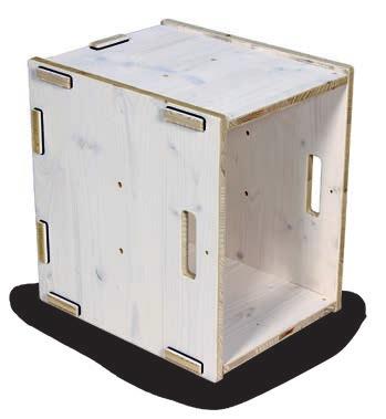 100 Stück je 24,95 Stapelkiste WerkBox Die Stapelkiste ist Transportbox und Basiselement für Regale in einem. Mit ihr können Sie Regale unterschiedlichster Größe und Ausführung bauen.