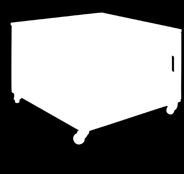Couchtisch-Set WerkBox Weiß / WH 5097  (Box zum Quadrat ) Mit nur